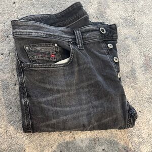Diesel Men's Black “sefado” Jeans size 32x34 #4010